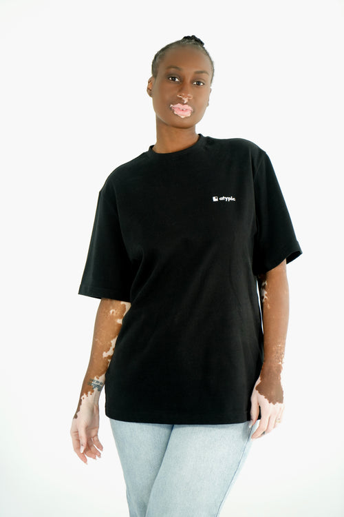 T-SHIRT BRODÉ NOIR